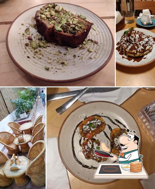 Pancakes at Blue Tokai Coffee Roasters Vasant Kunj