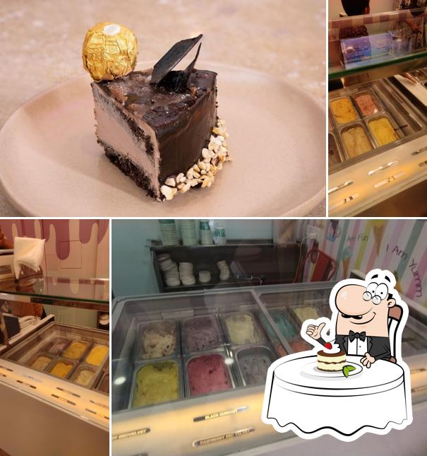 Kelvin Scale Creamery, Shenoy Nagar, Chennai offers a variety of desserts