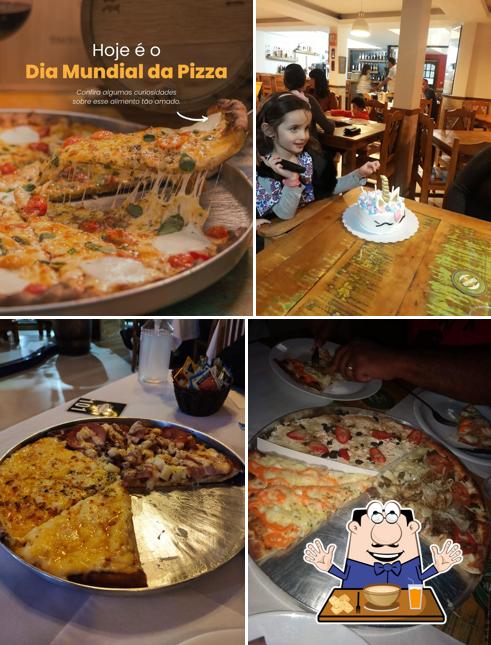 Platos en Walentine Pizza Bar