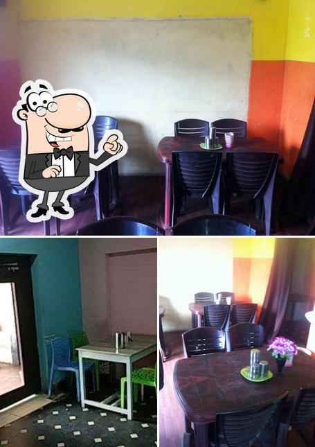 The interior of Nawabs Biryani