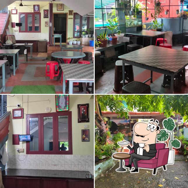 The interior of Nediyakalayil Homely Meals