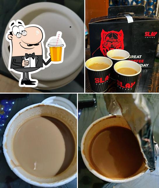 Enjoy a drink at Slay coffee