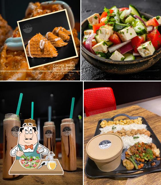 Greek salad at The Real Diet Cafe