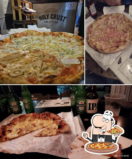 Experimente diferentes variedades de pizza