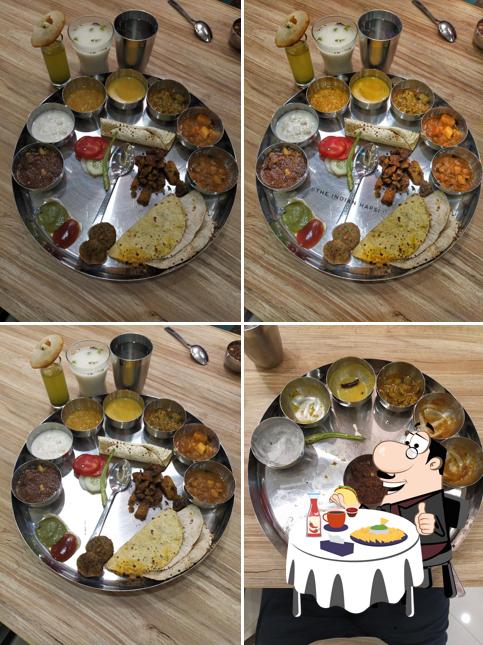 Cheese plate at Amrut - The Great Indian Thali