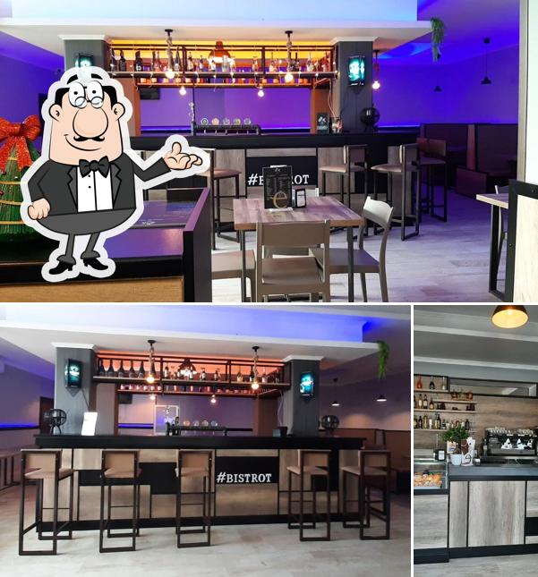 Gli interni di Barock bistrot