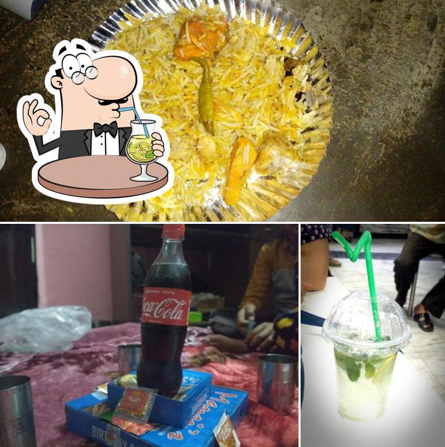 Among various things one can find drink and food at Mansi Pizza