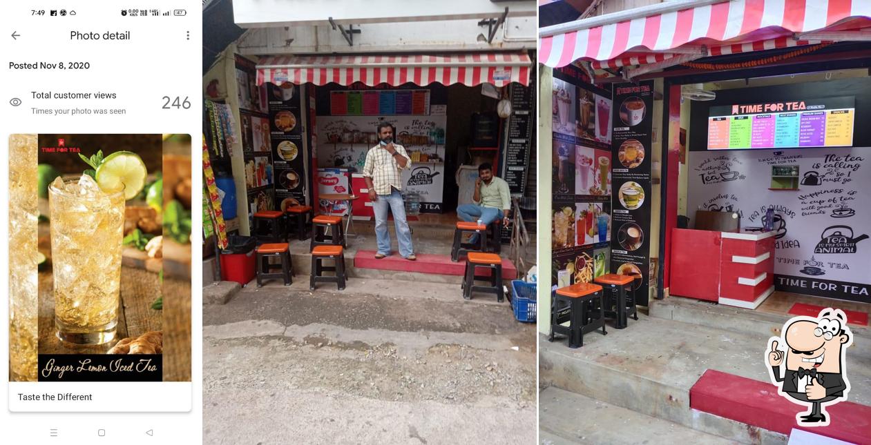 Look at the image of Pavan Putra Tea Stall(Time For Tea) Sangam Sarat theatre