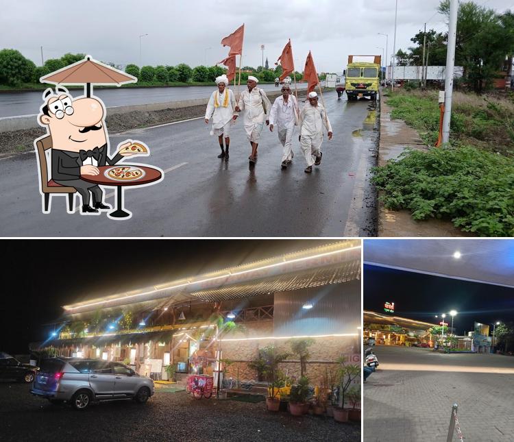 Enjoy the view at the outside area of Hotel highway Terminal