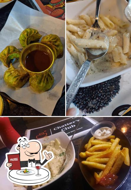 Food at Chatter's club cafe