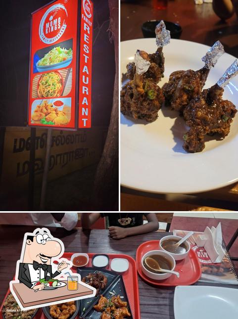 Food at Momo Kings Family Restaurant