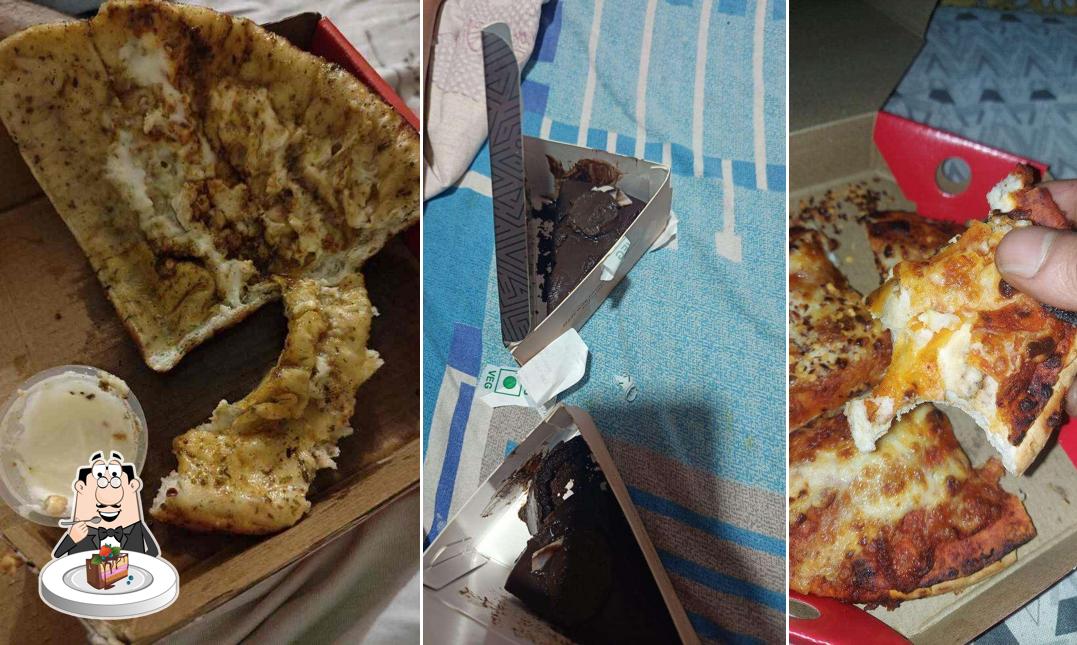 Chocolate cake at Oven Story Pizza