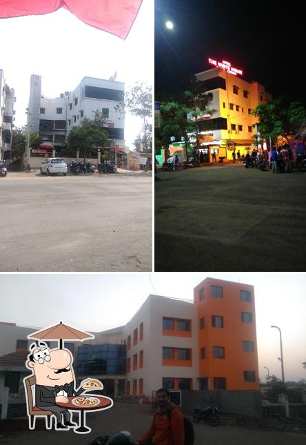 Enjoy the view at the outside area of The White House Executive