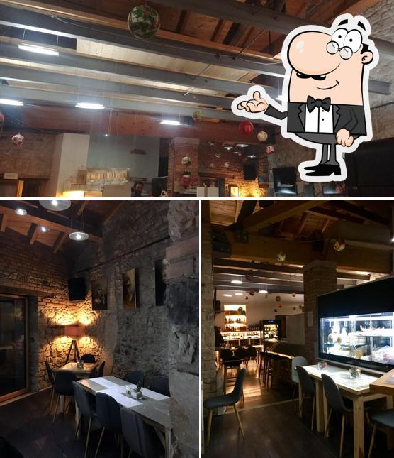 Gli interni di Vineria La Posta