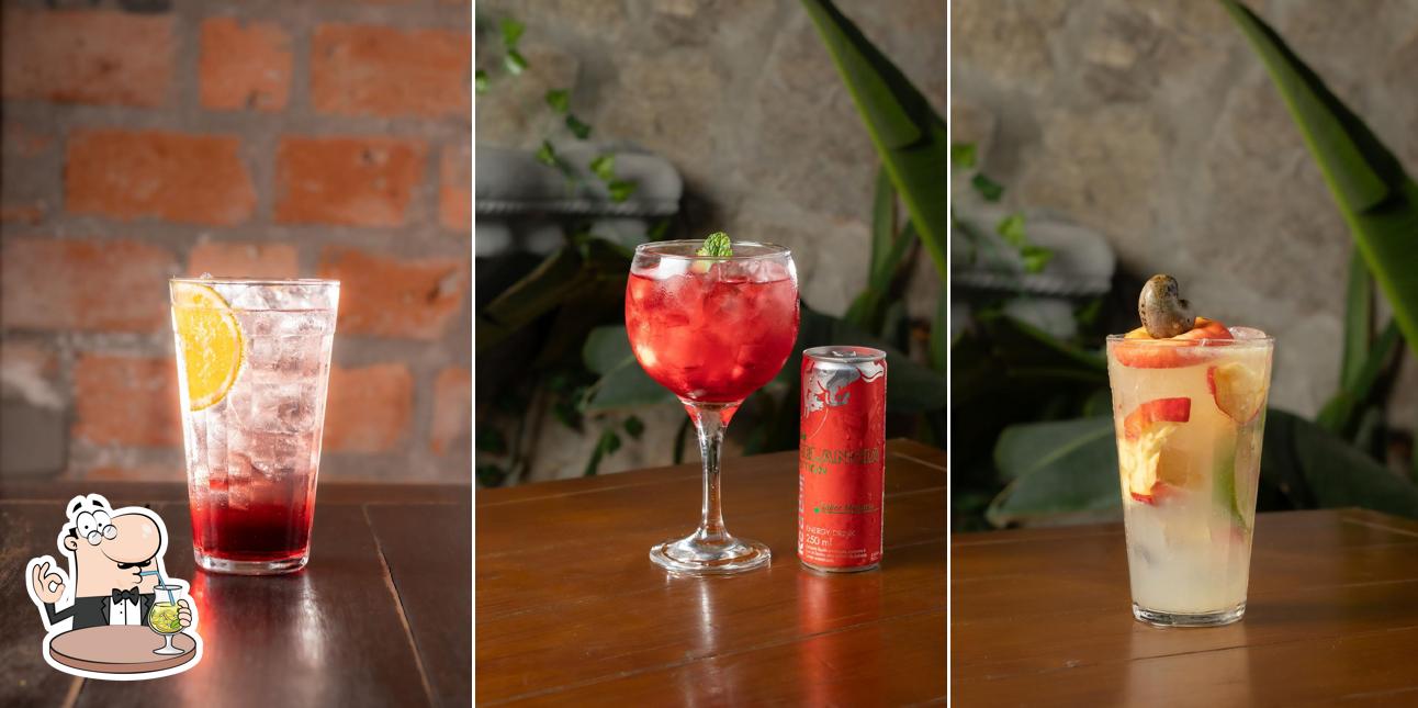 Prove uma bebida do menu