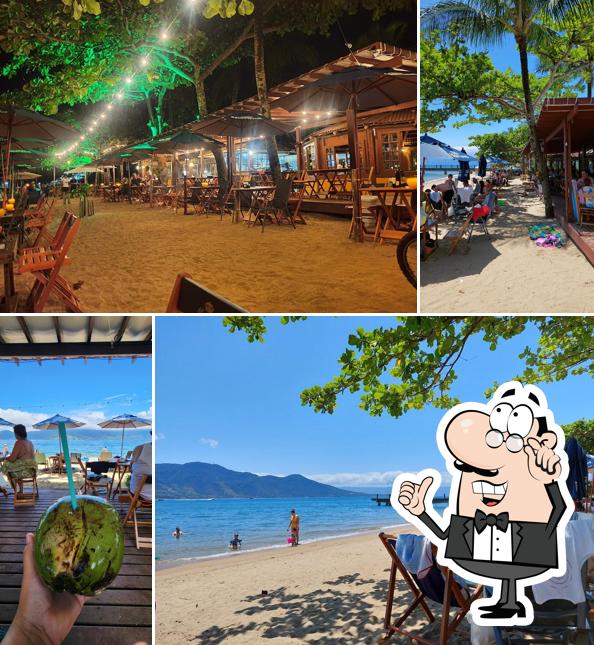 O interior do Restaurante Porto do Engenho - Ilhabela