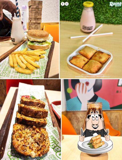 Spring rolls at Rasna Buzz Bilaspur