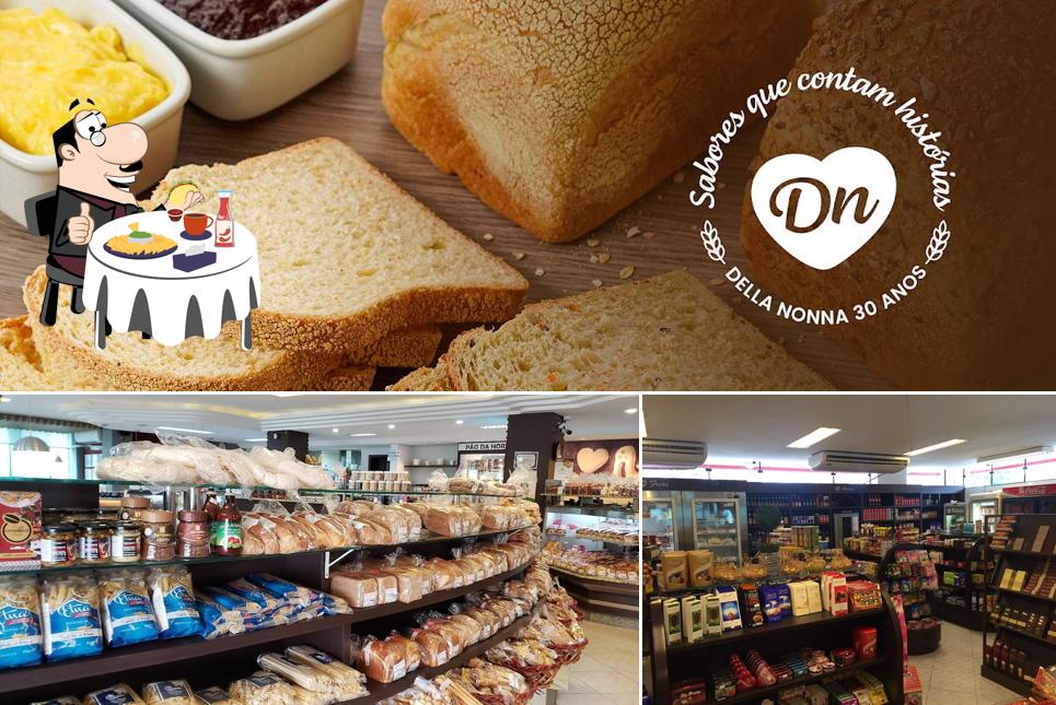 Prato de queijo em Della Nonna Pães & Doces