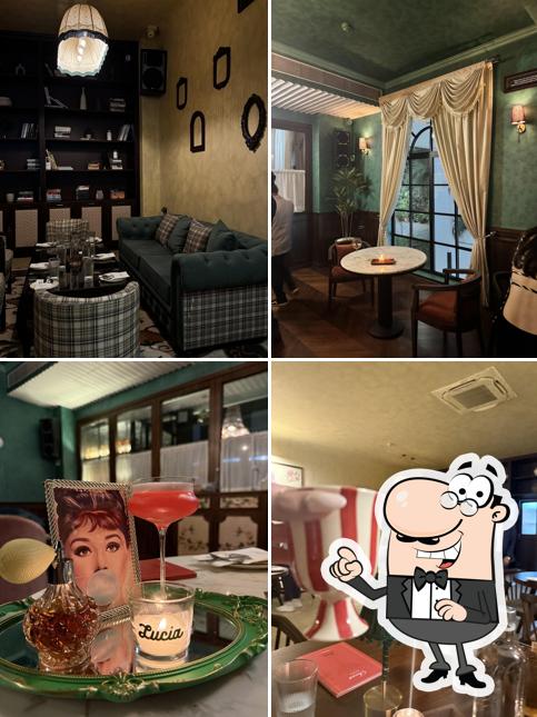 The interior of Lucia