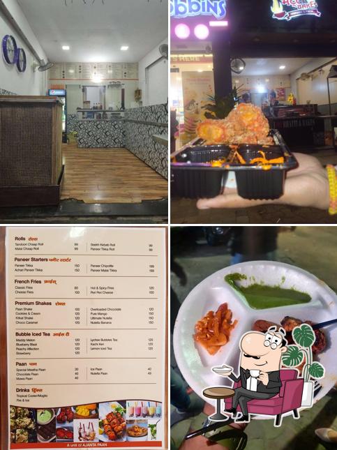 The interior of Bhatti & Bakes