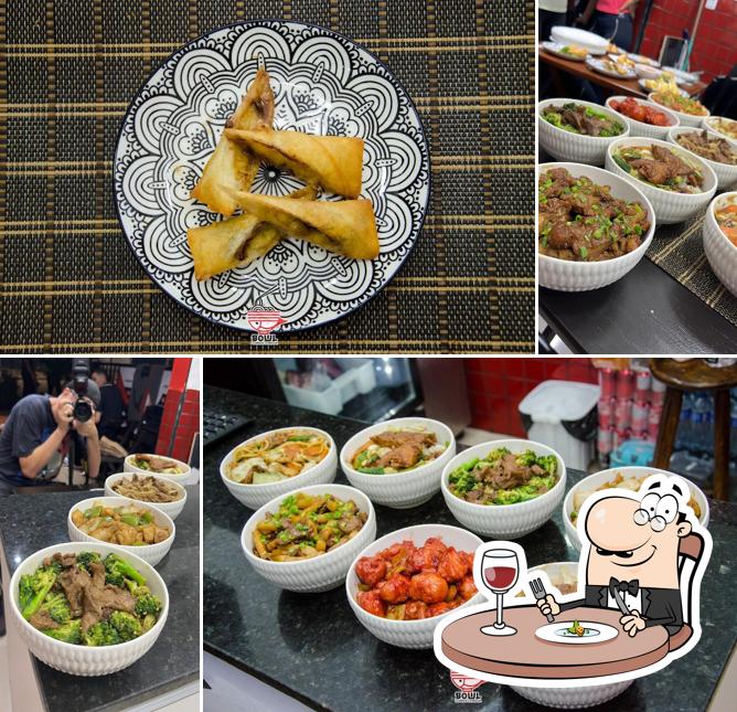 Platos en Bowl Comida Chinesa