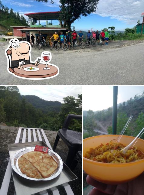 The restaurant's food and exterior