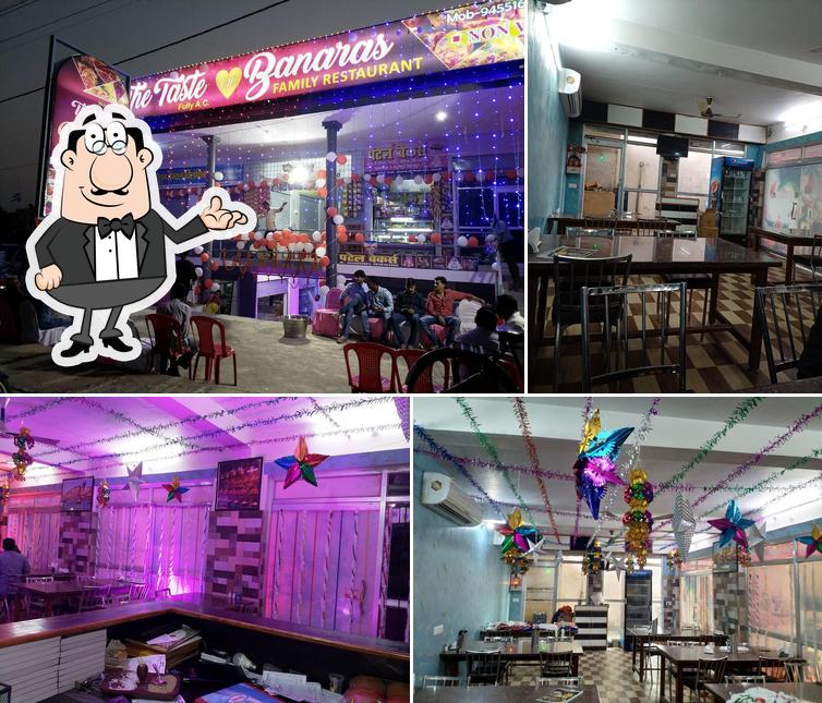 The interior of The taste of Banaras restaurant