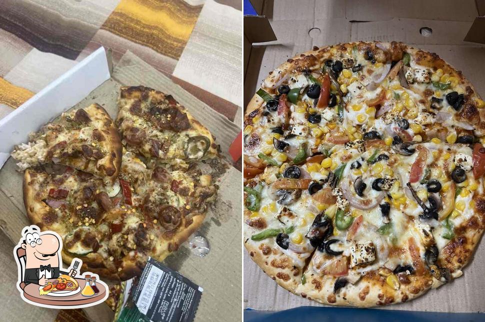 Get pizza at Dominer Pizza