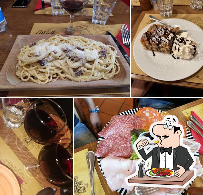 Cibo al Trattoria Romana La Lupa