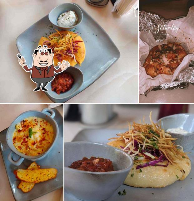 Food at Cravery Cafe