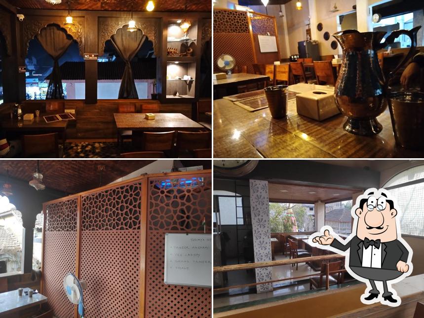 Take a seat at one of the tables at Hotel Gavran Chul