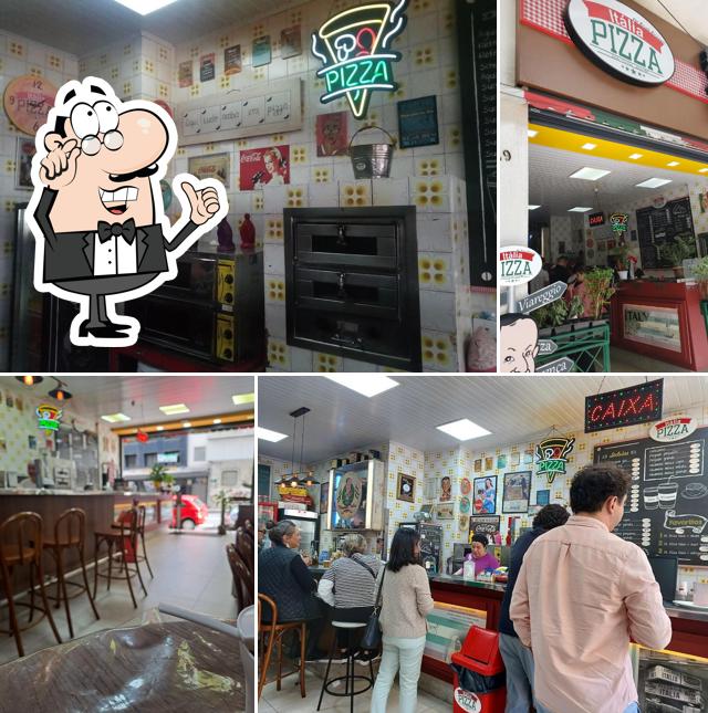 Veja imagens do interior do Itália Pizza