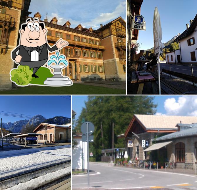 Curiosa tra l'area esterna di Bar Buffet Stazione