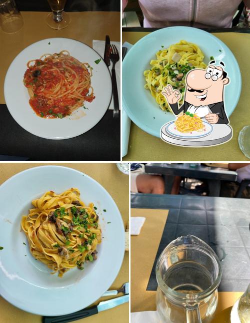 Spaghetti alla carbonara al Bar Trattoria da Irma