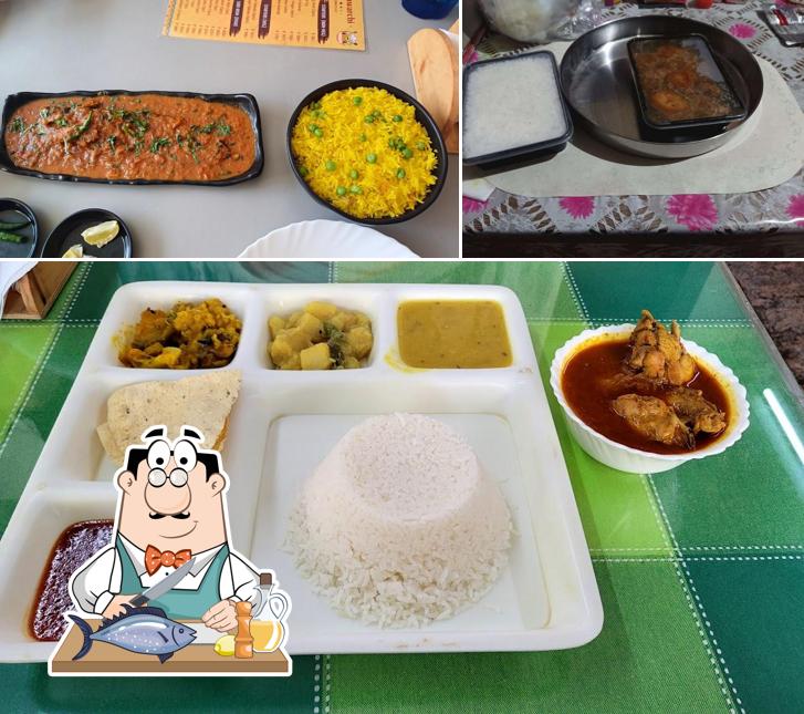 Grilled salmon at Bengal Bawarchi