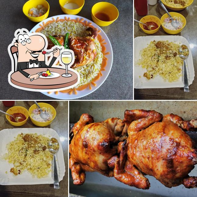 Food at Adukkala and Chick hut Restaurant