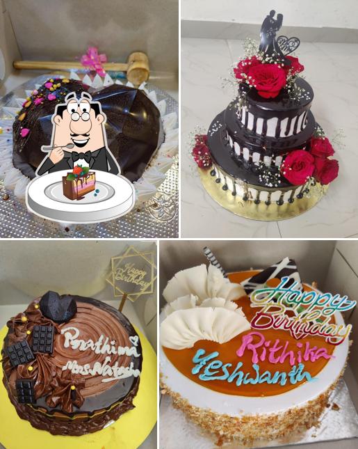 Chocolate cake at Brindavan Bakery