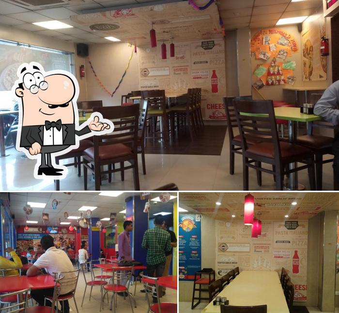 The interior of Domino's Pizza Vidya Nagar, Bhopal