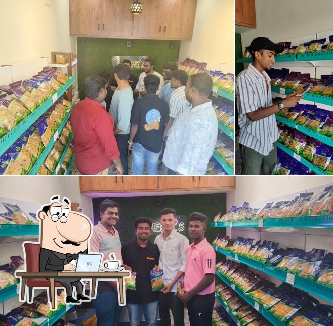 The interior of Theeni's