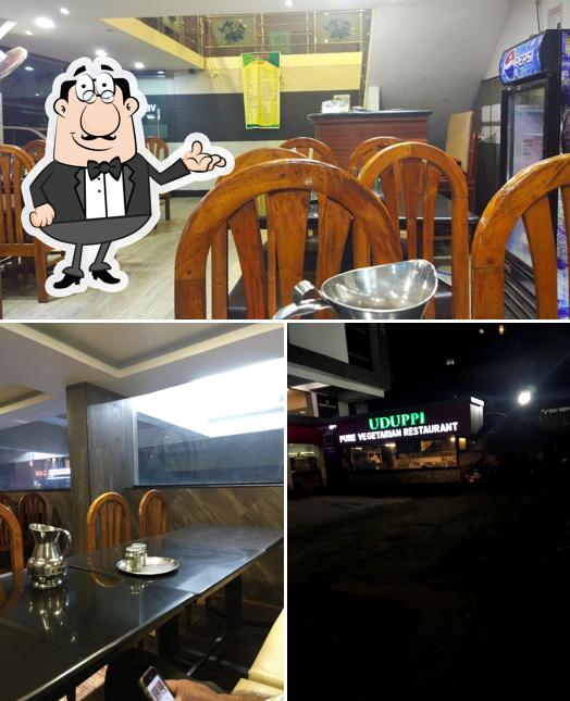 Check out how Uduppi Pure Vegetarian Restaurant looks inside