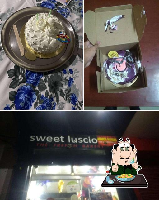 This is the picture depicting food and interior at Sweet Luscious Bakery