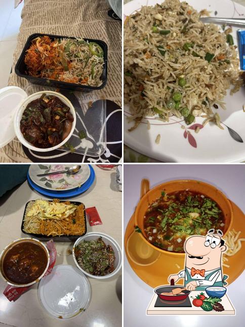 Chicken curry at Ambika Chinese Restaurant