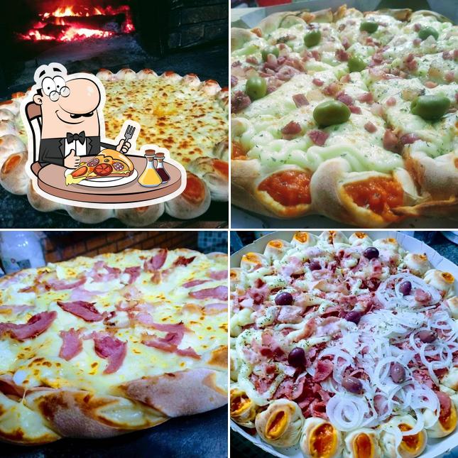 Experimente pizza no Pizzaria do Chefe Santa Isabel