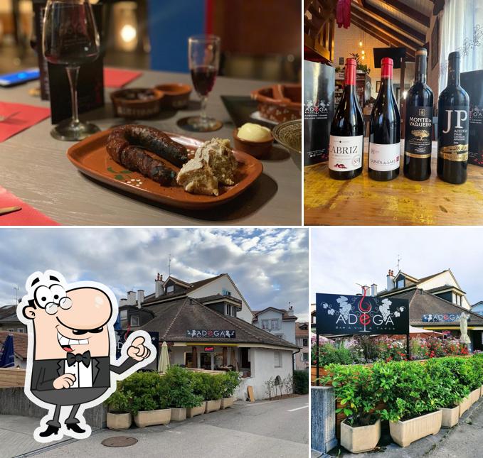 La esterno e bevanda del ristorante