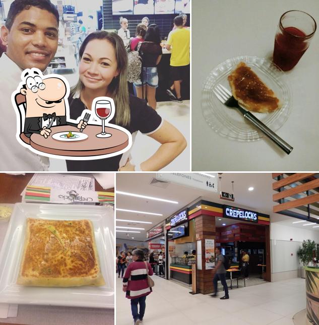 Comida em Crepelocks Barra Shopping