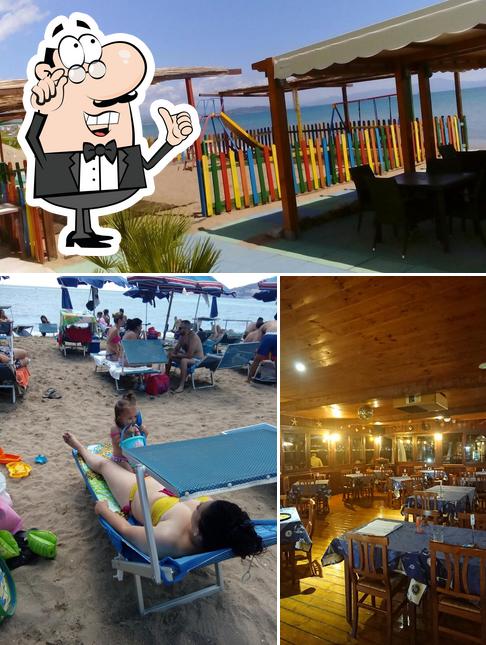 Gli interni di La Scogliera Formia