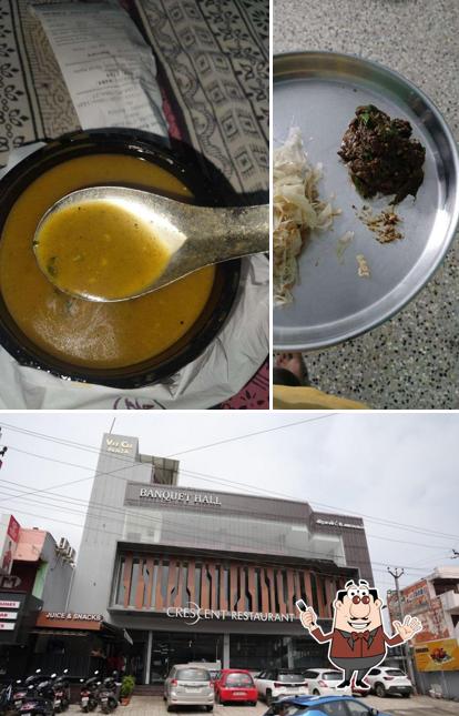 The restaurant's food and exterior