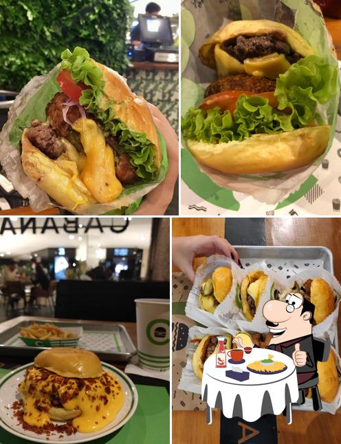 Hambúrguer em Cabana Burger (Morumbi Shopping)