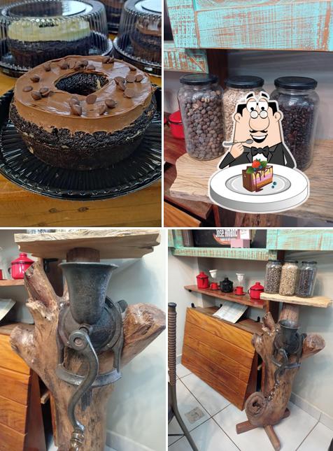 Bolo de chocolate em Padaria Conceito Cascavel/PR