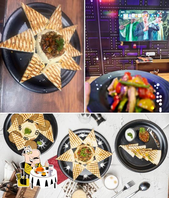 Food at Joystix Cafe & Games